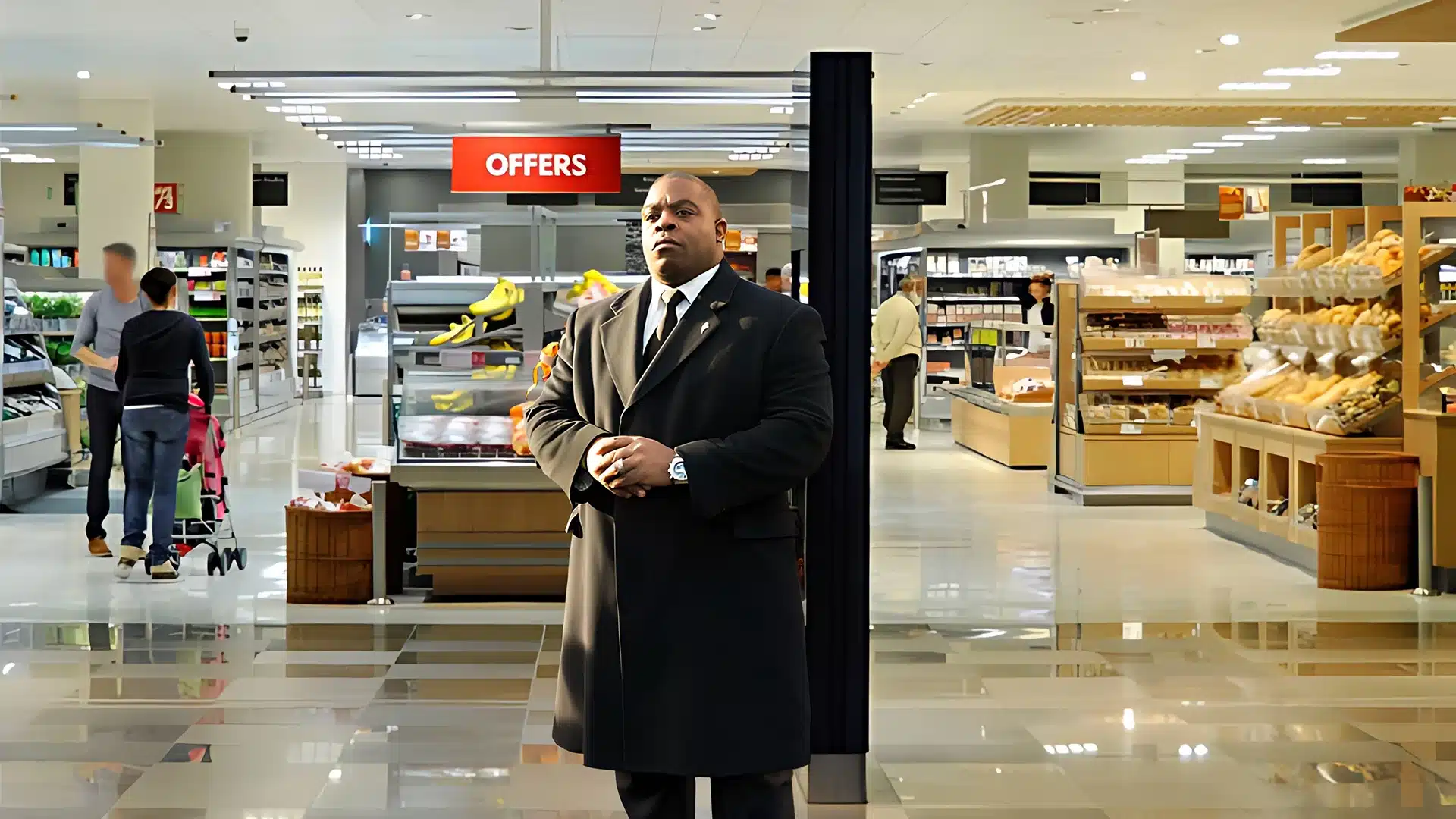 SIA licensed corporate guard from Guard Mark monitors retail store activities, ensuring safety and security.